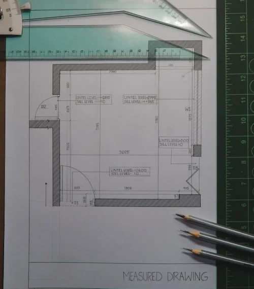 Sketsa Desain Arsitektur